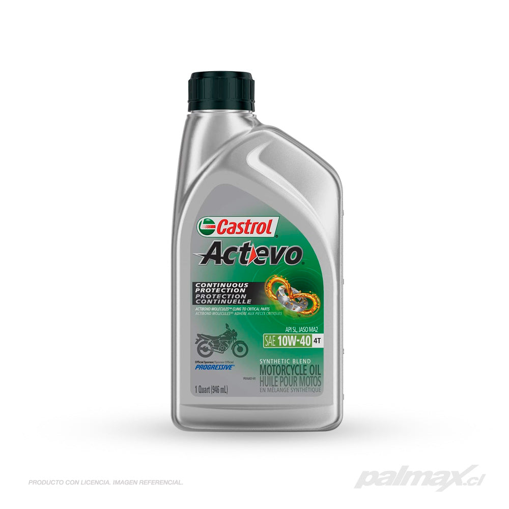 Aceite Actevo 4T 10w40 | Castrol